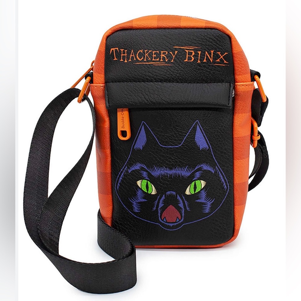 NWT NEW Buckle-Down Disney Hocus Pocus Thackery Binx Crossbody Bag Cats HTF RARE
